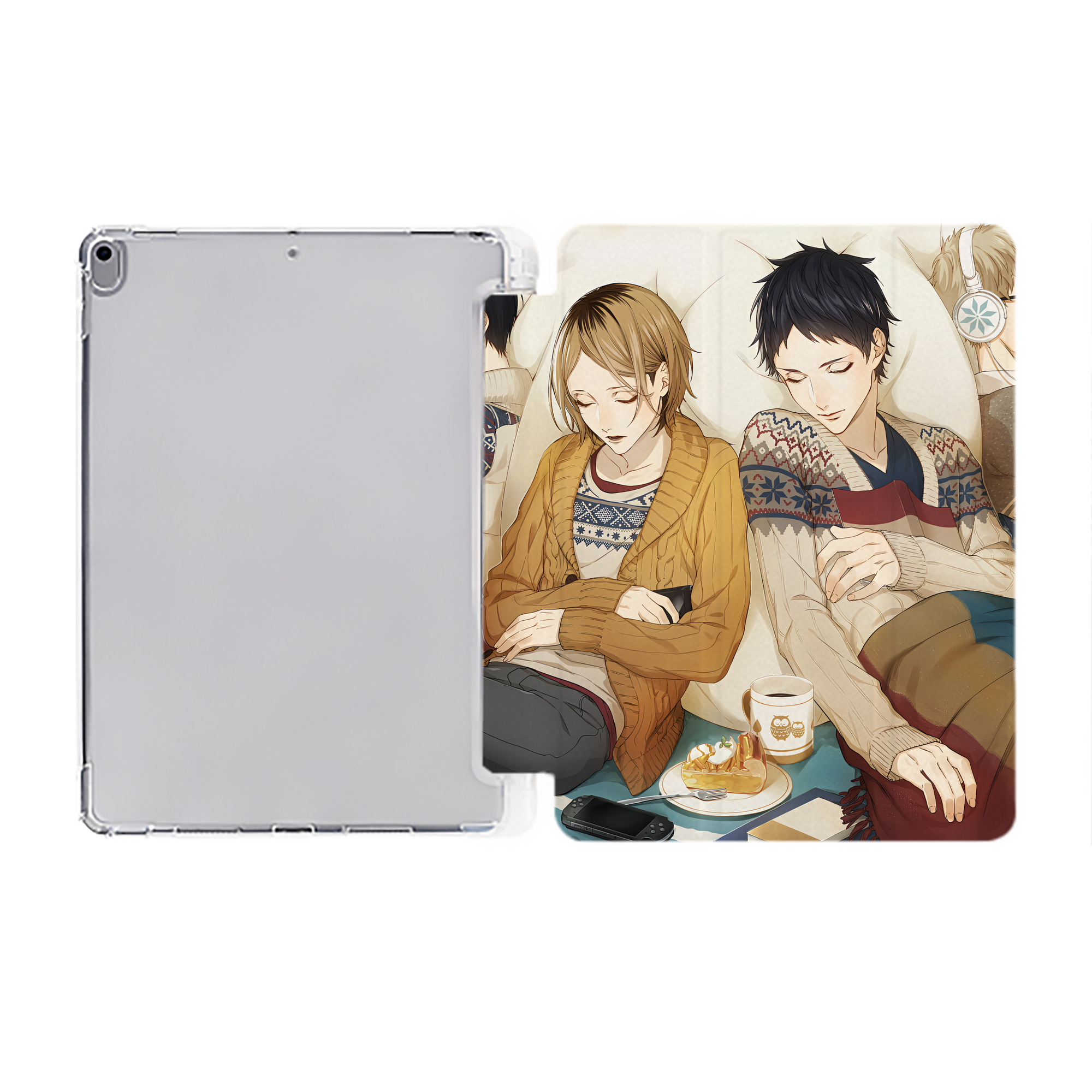 （画像用） ハイキュー!! Haikyu!! IPad ケース ペン収納付き 三つ折りスタンド PUレザー×シリコン 対応機種9.5/10.5/10.9インチ